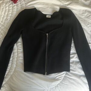 Abercrombie & Fitch Black Knit Sweater